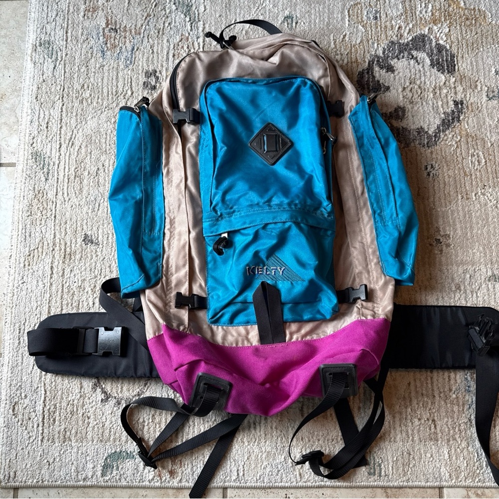 Keen Blue and Pink Travel Backpack